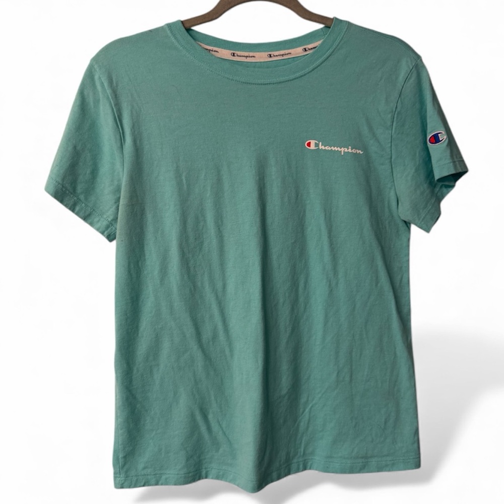 Champion Women's Teal Short Sleeve Tee - Picture 3 of 5